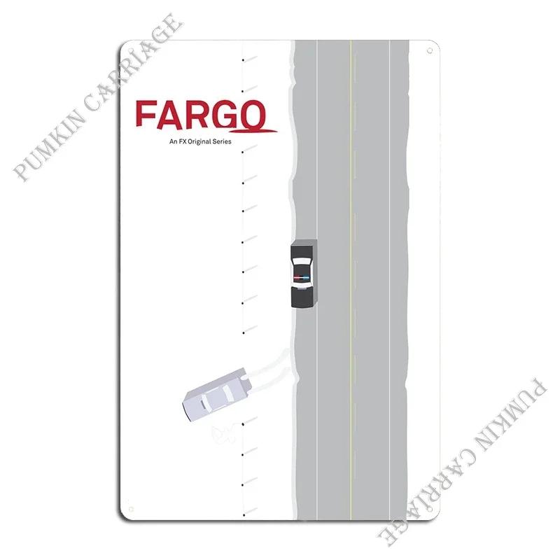 Fargo Metal Sign Garage Garage Wall Plaque Wall Print Tin Sign Poster 20x30cm(7.8x11.8inch)