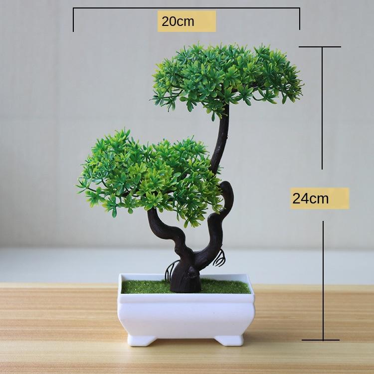 Artificial Plants DIY Simple Bonsai Small Tree Fake Plants Fake Flowers Potted Ornaments Bathroom Home Decor Hotel Garden Decor