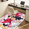 1pcOffice Carpet, Desk Mat, Gift for Home Decor, Minnie Mouse Theme Rug, Cute Cartoon Flooring, Room Decoration, Soft Non-Slip Mats