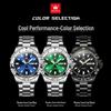 Oulisi Men's Green Submariner Quartz Waterproof Watch