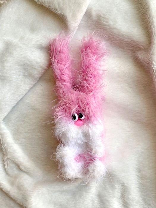

you like what wiggly Rabbit pink keyring pink