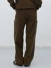 GENERALIDEA Unisex Stitch Cargo Sweatpants [Khaki] / Sbe4U52013