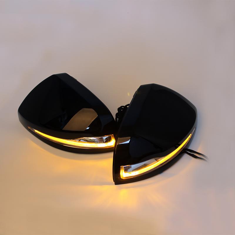 1/2 Pcs Car LED Rear View Mirror Light Lamp Housing and Lamp Set