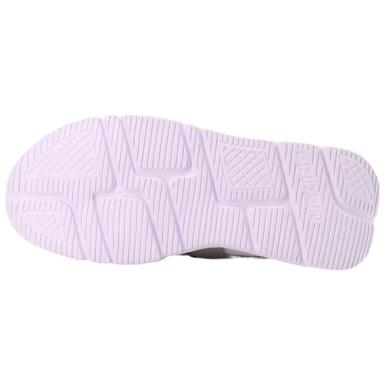 Li Ning Mickey Collaboration Waterproof Warm Low-Top Running Shoes Women sneaker White Blue Pink AGCQ216-2