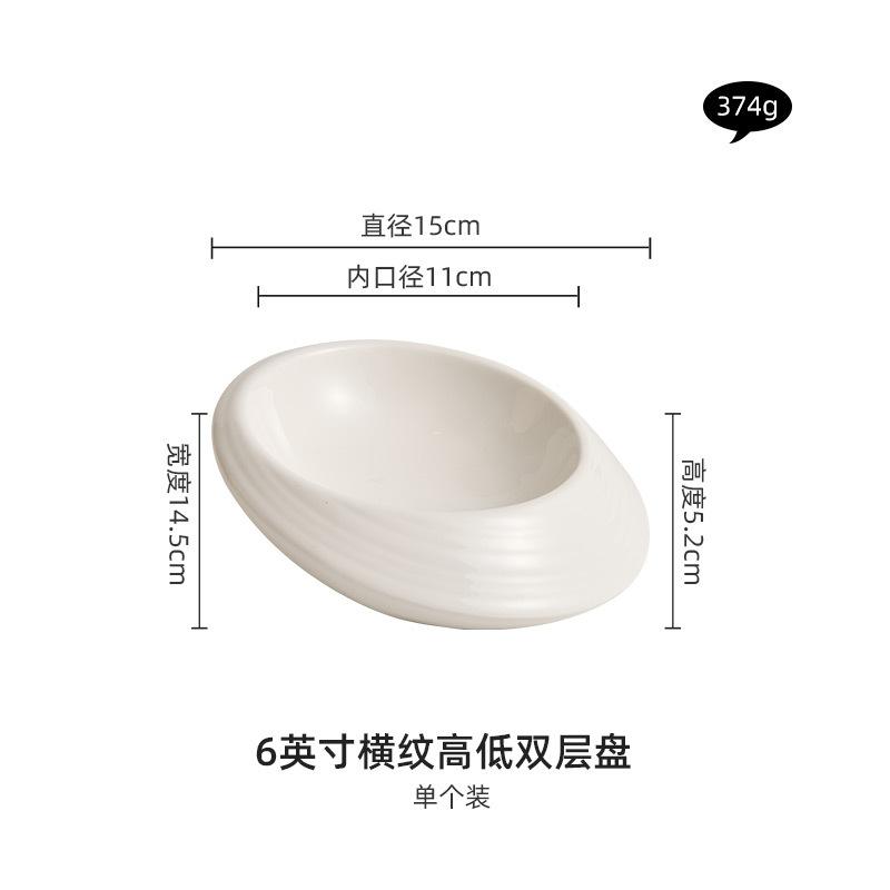 

Thickened Ceramic Dining Plate Soup Bowl Sashimi Plates Pasta Dish Fruit Salad Bowl Dessert Bowls Sushi Plate Serving Plates