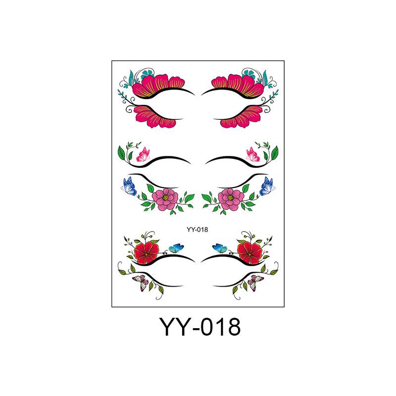 Eyelash tattoo stickers are waterproof and sweat-resistant, disposable and easy to clean, the same type of stickers for lower eyelashes, makeup