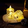LED Crystal Candle Light Flameless LED Candle Electronic Night Lamp Dating Party Christmas Home Wedding Decoration 24~1PCS S/M/L