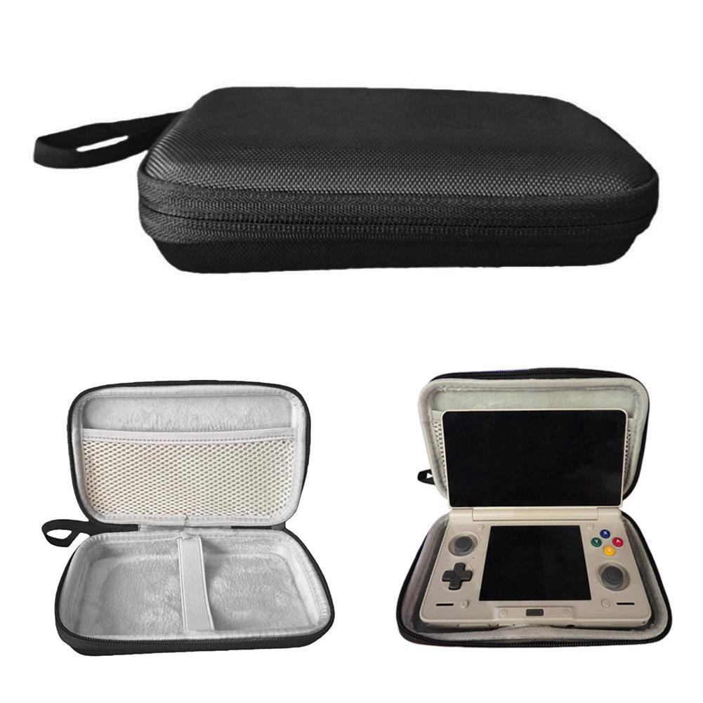 EVA Hard Shell Handheld Game Console Carrying Case for AYN THOR Portable Storage Bag with Wrist Strap Mesh Pocket for Odin