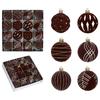 Palline di Natale 616 Set Regalo - Decorazioni da Appendere Verniciate Galvanizzate