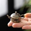 Mini Alloy Insence Burner Cover Design Incense Holder for Tea Ceremony Home Decor Meditation Accessories Zen Insence Burner 1PC