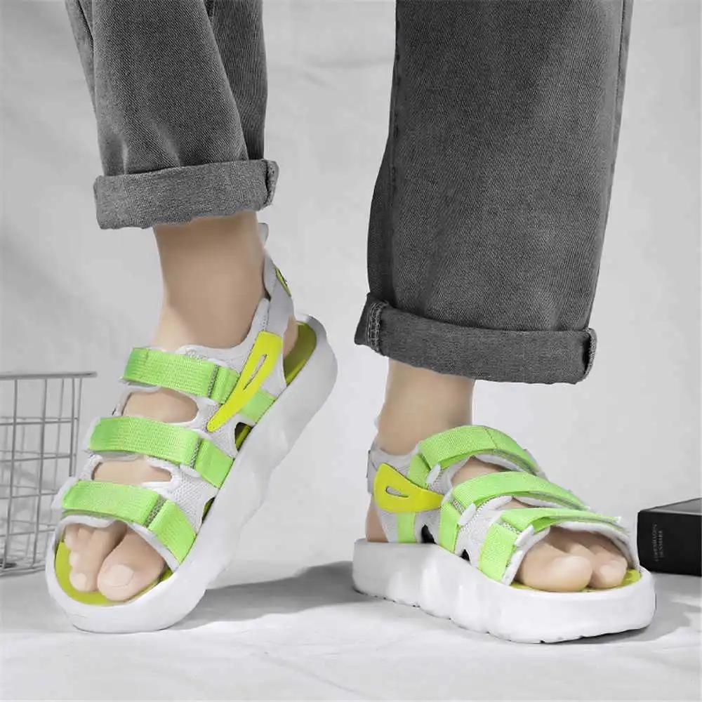 Fashion High Performance Slingback Genuine Brand Slippers Women's Sandals 44 Size Shoes White Sneakers Womans Sports Trend
