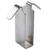 Shower Door Hook Stainless Steel Double Side Hooks Bathroom Door Hook Over Glass Door Punch-free Towel Rack For Glass Wall Door