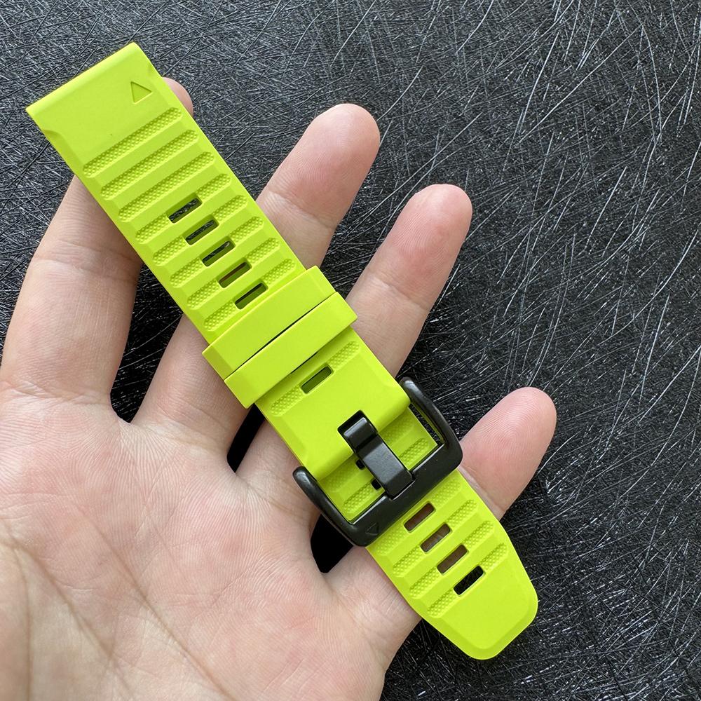 22/26mm Silicone Watch Strap For Garmin Fenix 8 Pro 8 7X/Instinct 2X/Tactix 8 7/Forerunner 965/Enduro 3 Replacement Watch bands