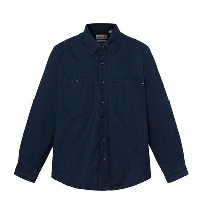 Outdoor Solid Color Loose Fit Button Long Sleeve Shirt Men Shirts A44WT-433