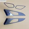 4 PCS Car Accessories Carbon Fiber Door Handle Bowl Panel Frame Decoration Cover Trim For Mazda 3 Axela 2014 - 2018 Interior Kit