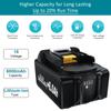 Son BL1830 18V 6000mAh Pil ve şarj cihazı Makita 18V Pil Şarj Edilebilir Yedek BL1840 BL1850 BL1860 BL1860B Araçları