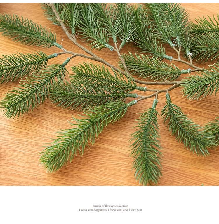 NUCHI PE Leaf Encrypted Christmas Pine Branch DIY Door Decoration