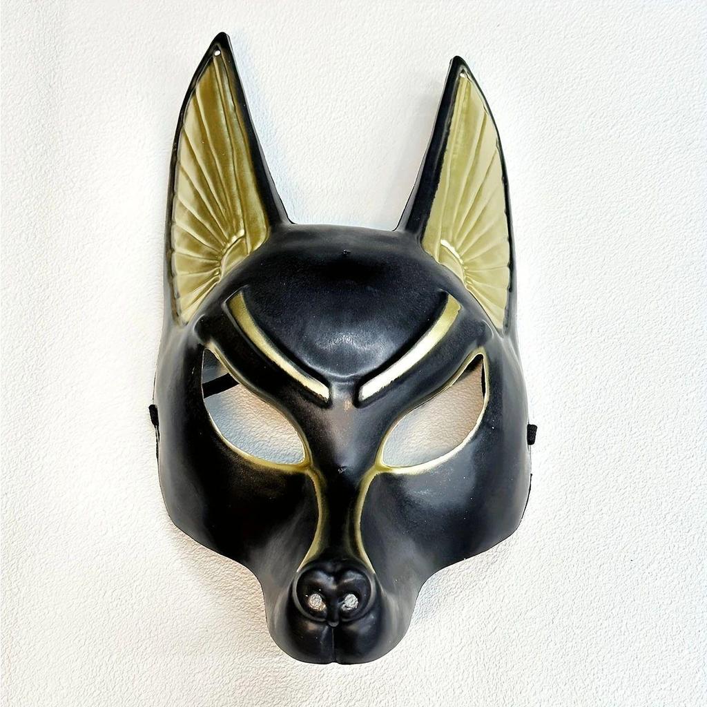 Egyptská Strážní Anubis Vlčí Maska - Halloweenská Kostýmová Rekvizita