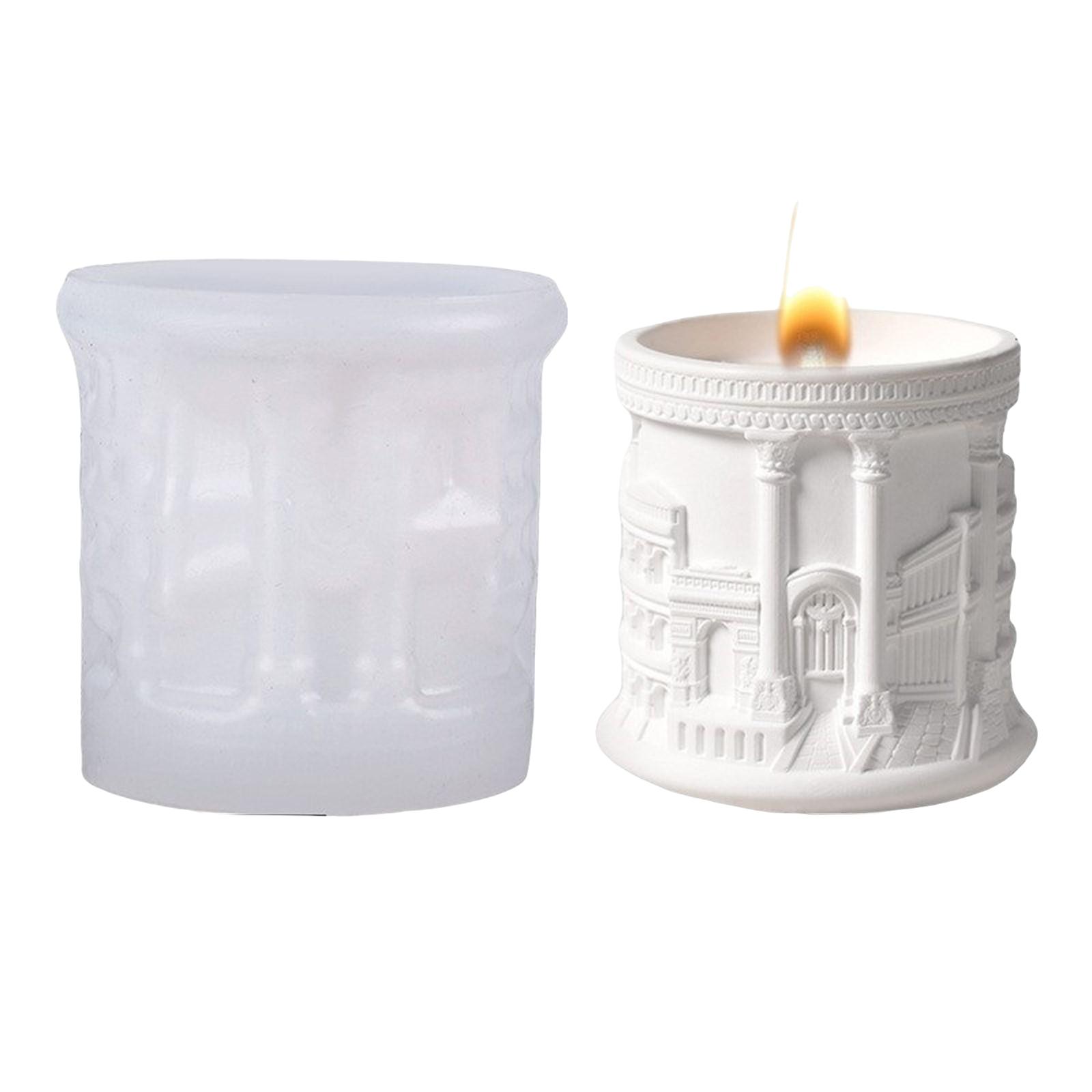 

Силиконовая форма для изготовления свечей и изделий из смолы, римская уличная чашка для хранения, рукоделие, скандинавский дизайн, домашний декор, для использования