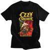 Custom Heavy Metal Rock Ozzy Osbourne T Shirts Men 100 Cotton Tees Tshirts ShortSleeve Fashion Tshirt Clothing