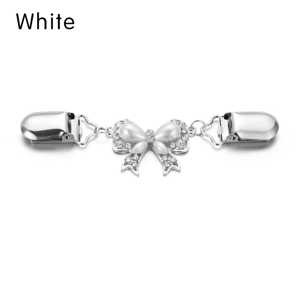 1PC Retro Women Cardigan Sweater Blouse Shawl Clips Shirt Collar Flower Pattern Duck Clip Clasps Fashion Clothing Accessories