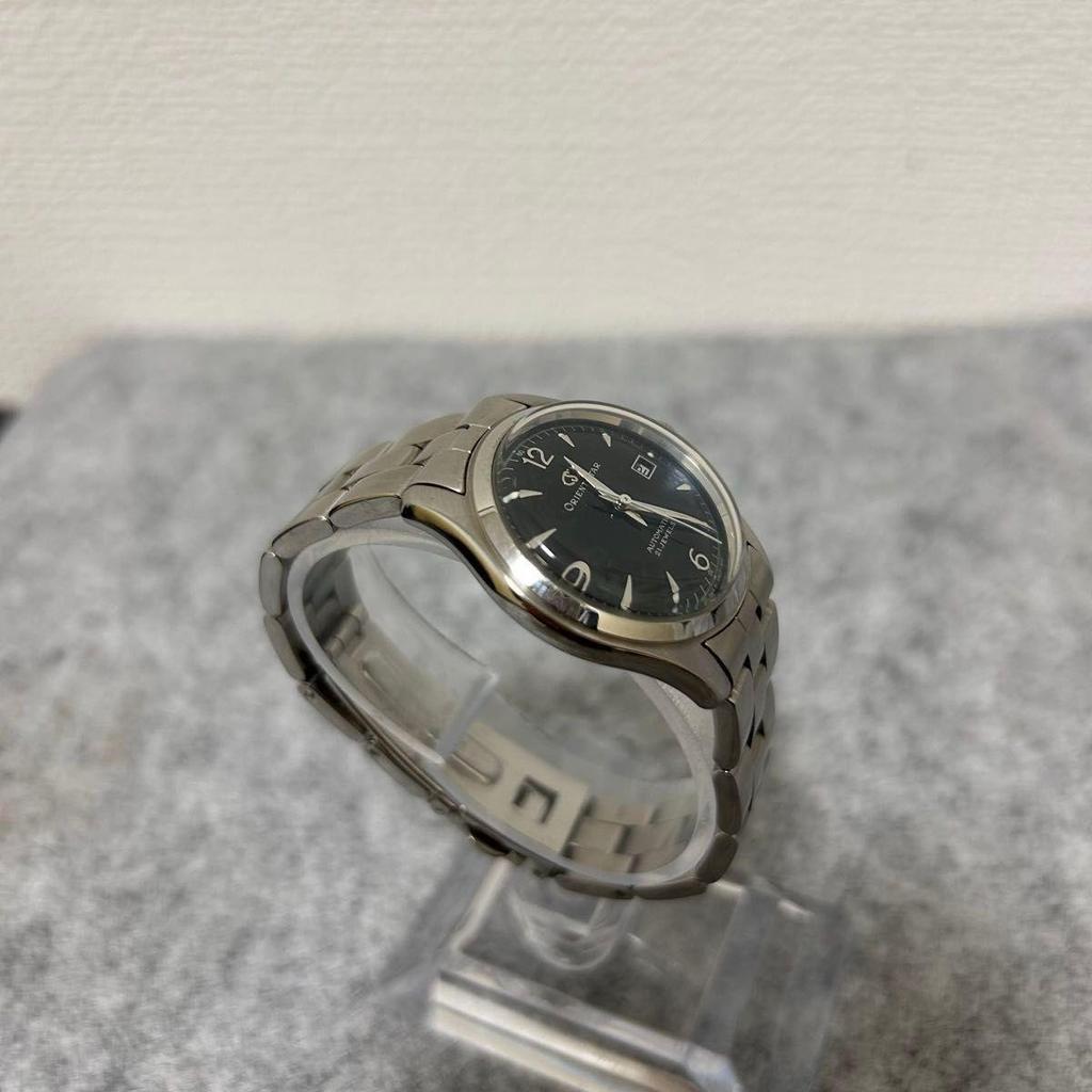 Used Orient Star Automatic Winding NR0R-00 CS Black Dial Arabic Index See-Through Back ORIENT STAR