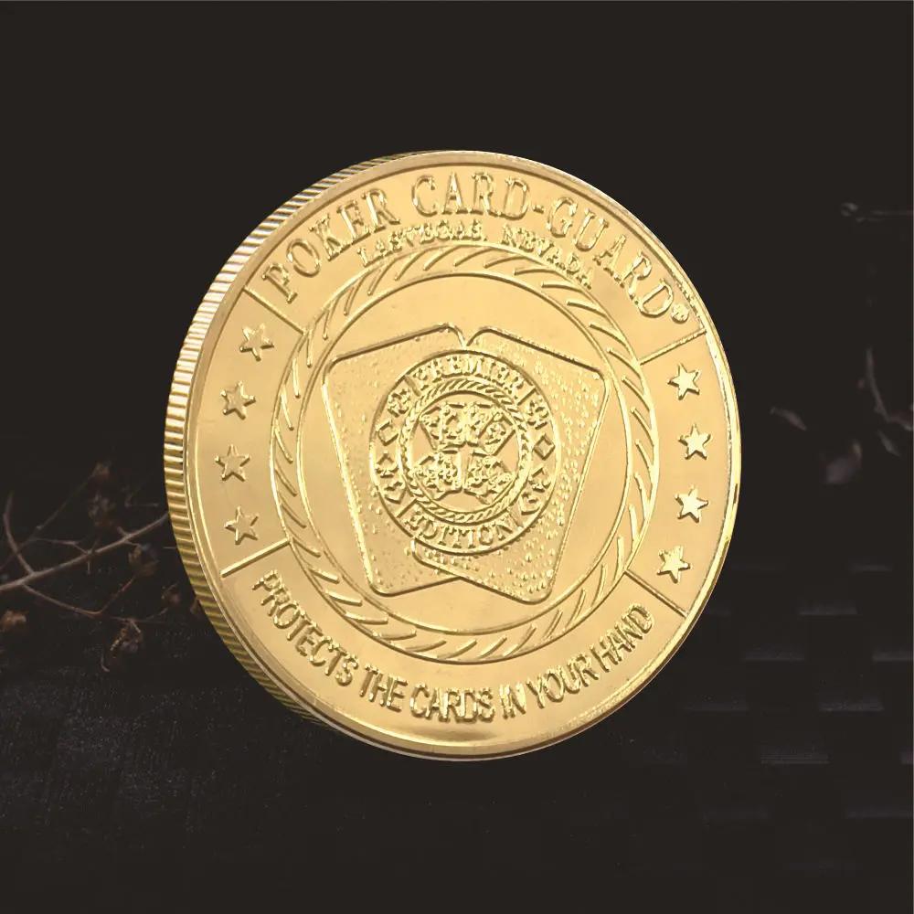 Welcome To Nevada Las Vegas Poker Chip Angel Casino Challenge Gold Coin Lucky Souvenir Personalized Token Coin Collection Gift