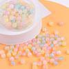 Iridescent Acrylic Round Beads for DIY Phone Case & Jewelry Decoration