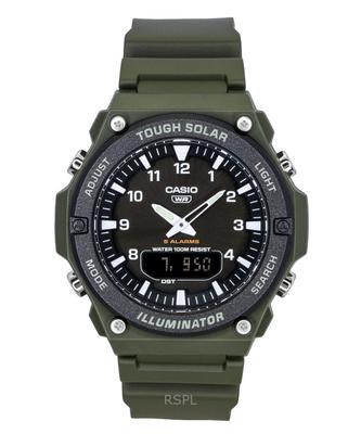 Standard Analog Digital Resin Strap Black Dial Solar AQ-S820W-3BV 100M Men's Watch