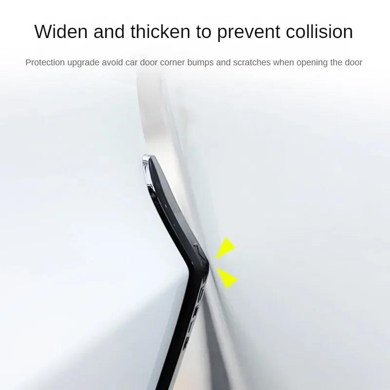 For Tesla Model Y Juniper 2025 Door Protector Strip Anti-Collision Model 3 Door Side Edge Protection Sticker Guard Accessories Interior Mirrors 6