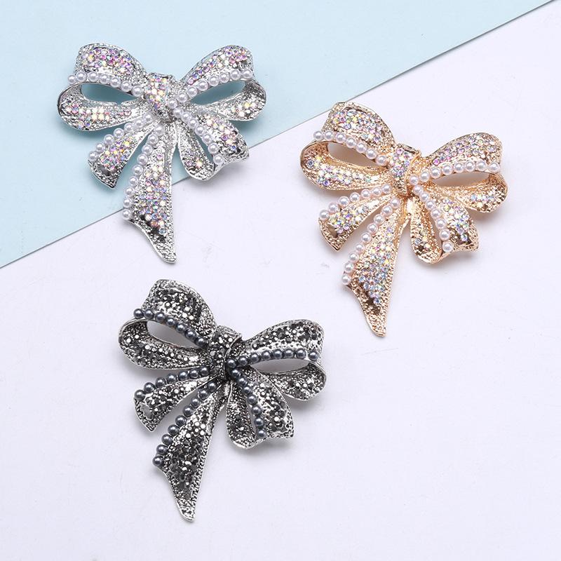 Vintage Mode Parel Strass Strik Broches Voor Vrouwen Kleding Jas Corsage Accessoires Cadeaus