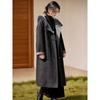 Mohan Yimei Women's Double-Sided Wool Hooded Commuter Coat