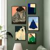 Abstract Geometric Girl Line Wall Art Nordic Posters Canvas Painting And Prints Interior Mural Vintage Pictures Room Decor