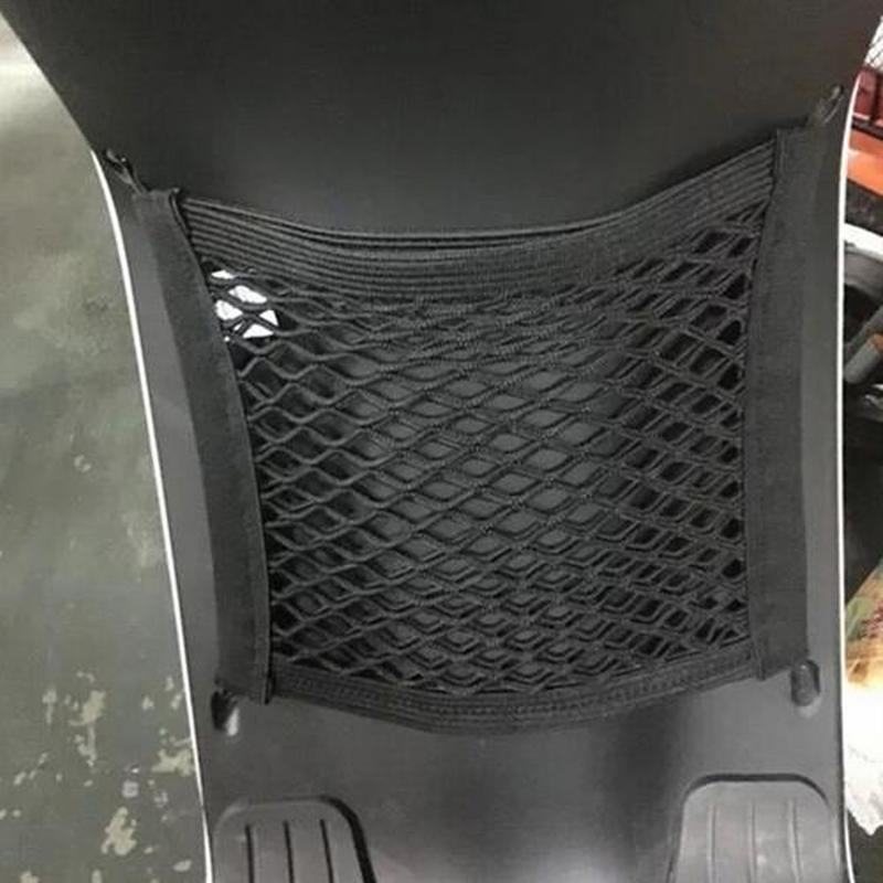 Plasă de marfă pentru motocicletă Elasticitate ridicată Strat dublu Exterior Călărie Ciclism Plase plasă bagaje Organizator Accesoriu Coardă de prindere