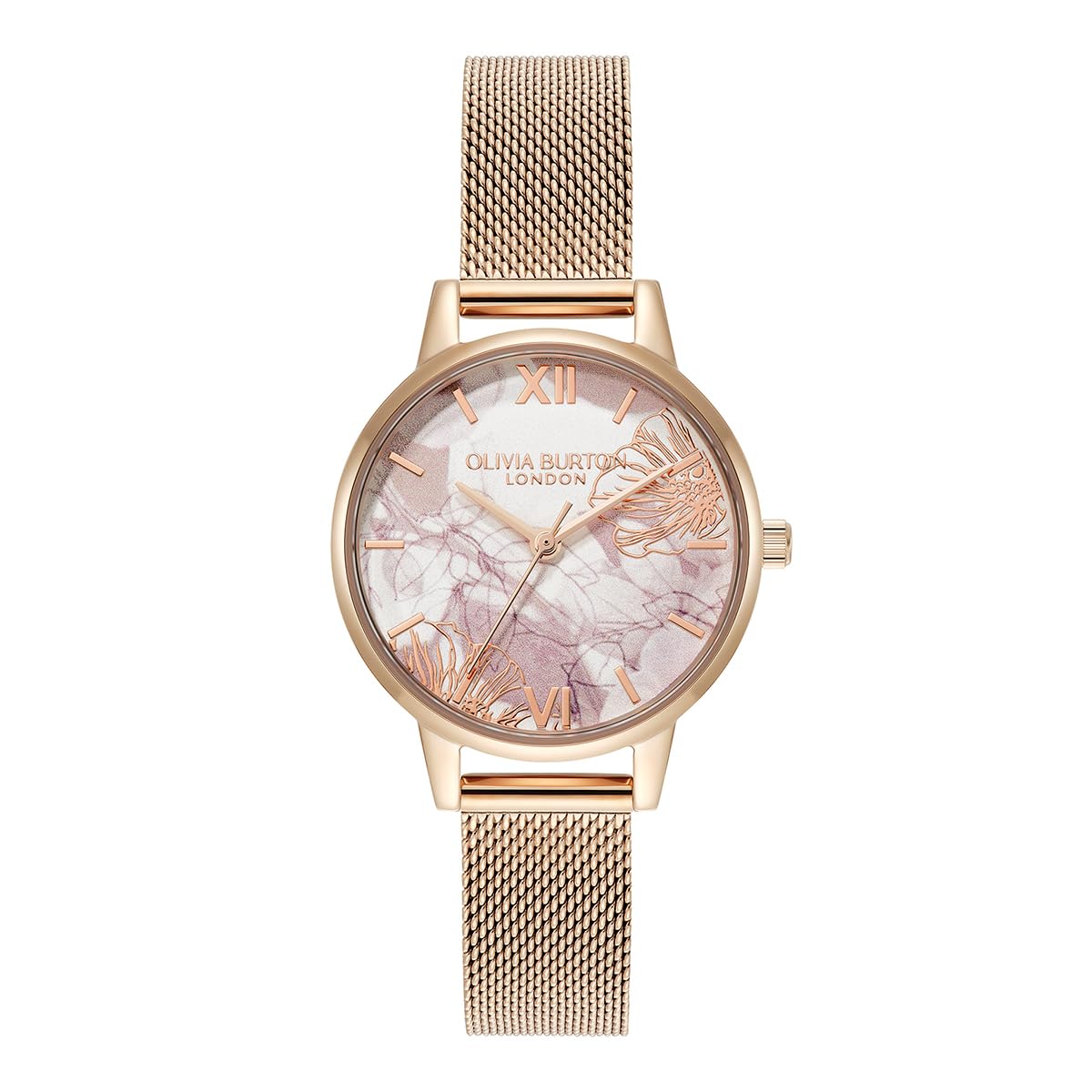 

Авторизованный дилер Olivia Burton Watch Ladies 24000224 Signature Midi Abstract Floral Rose Gold Mesh [OLIVIA BURTON]