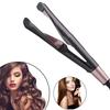 2 In 1 Hair Straightener And Curling Flat Iron Ceramic Ionic Big Wave Fast Heating Curler Household