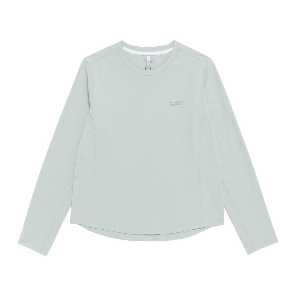 NATIONALGEOGRAPHIC N261Wts250 Women'S Slim Fit Long Sleeve T-Shirt Jade