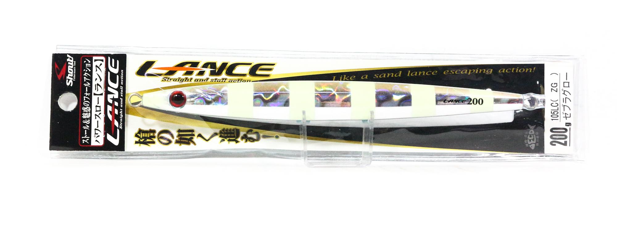 

Shout 105-LC Metal Jig Lance Slow Fall Long 200 грамм ZG (8298)