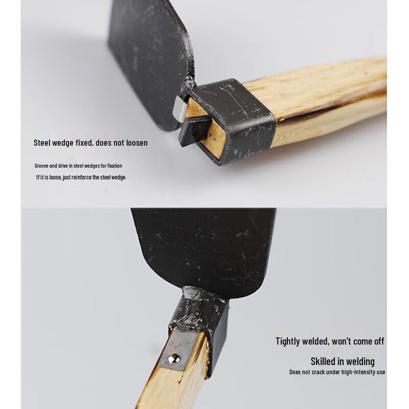 KAZZ Wooden Handle Weeding Hoe CN plug (adapter included)