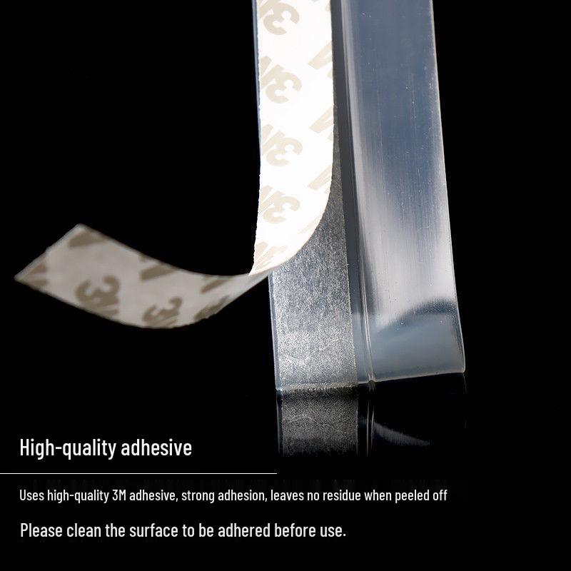 Self-Adhesive Door & Window Rubber Sealing Strip, Wind & Waterproof, Sound Insulation, for Gaps, Bottoms, and Edges