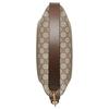 Gucci Ophidia Bandoulière Amovible Fermeture Éclair Sac à Main en Toile Suprême Monobretelle pour Femme Marron