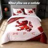 Set Biancheria da Letto Design Middlesbrough 1 Copripiumino + 2 Federe Morbido Traspirante Biancheria da Letto per la Casa