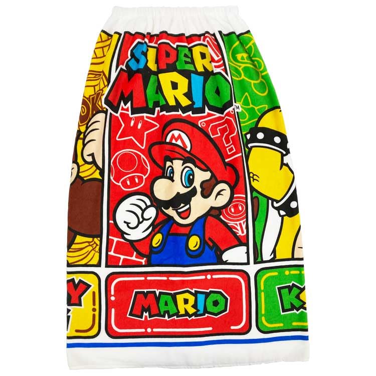 Nasto Corporation Super Mario Maki Towel 80cm Mario Donkey Kong 844479 Summer Item &