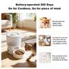 Automatic Pet Feeder Button Control Timed Portion Food Dispenser Pet Bowls Feeders Pet Accessories for Cats Small Dogs Animals