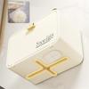 Modern Bathroom Tissue Storage Box Waterproof Adhesive Wall Mount Holds Paper Rolls Washcloths