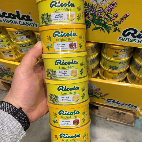 Ricola Swiss Herb Lozenges Hard Candy 100g x 6 Cans One thing