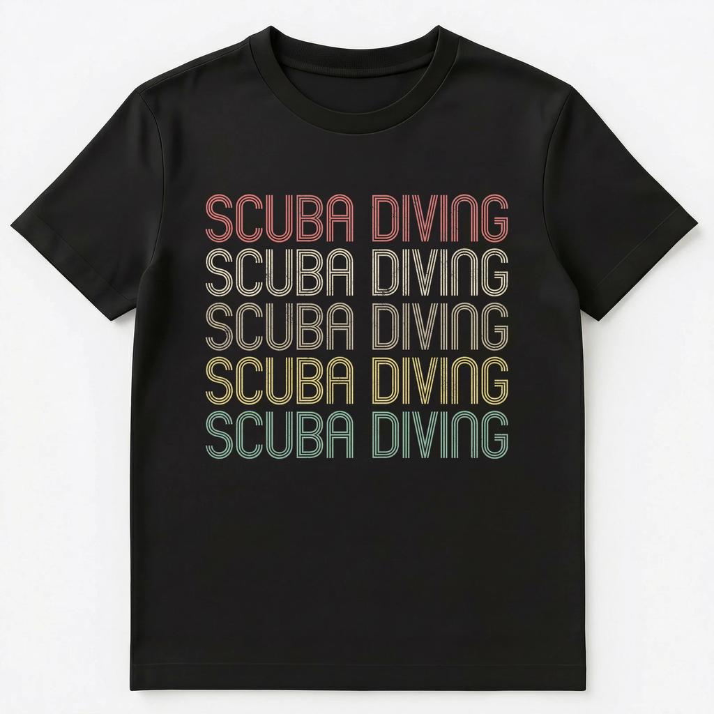Retro Style Scuba Diving Unisex T-Shirt