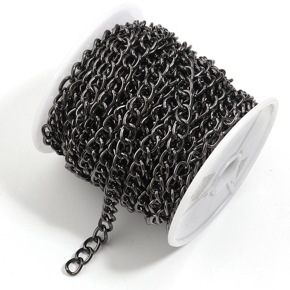10Yards/Roll Metal Iron Chain Necklace Link Chain Bulk Chain For Jewelry Making Findings DIY Necklace Bracelet Chain Accessories