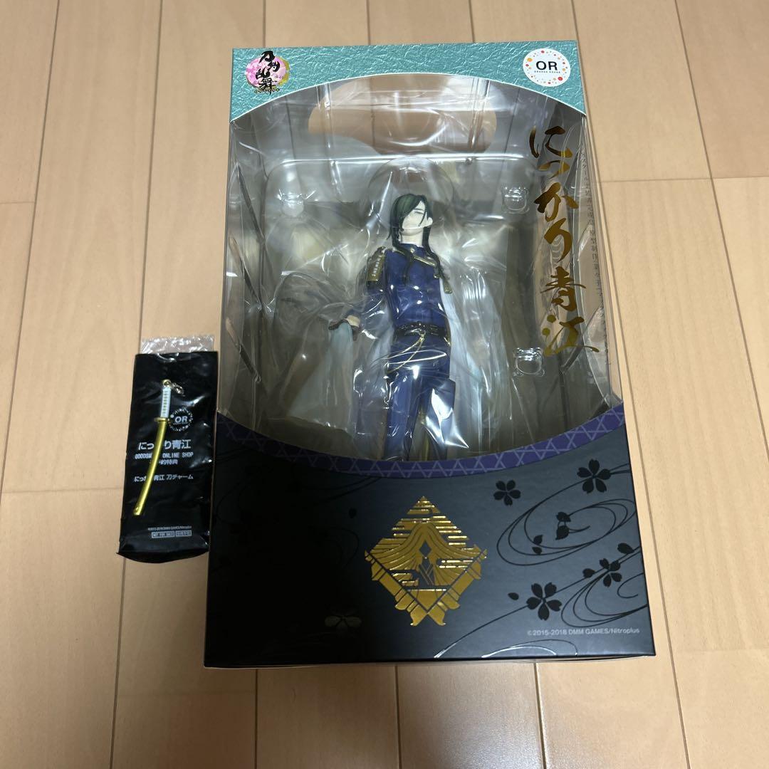 

[USED] Touken Ranbu Nikkari Aoe figure with sword charm as pre-order bonus