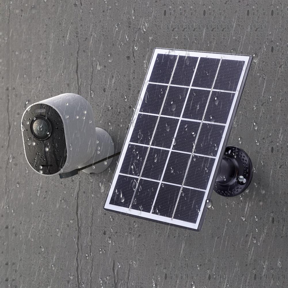 10W 5V Camera Solar Panel Charger Waterproof Security Camera Solar Panel with 3M Cable For Arlo Ultra/Ultra 2/Pro 5S/Pro 4/Pro 3